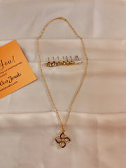 Small Stone Studded Set With Interchangeable Top's