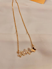 Premium Quality Golden Butterfly Necklace