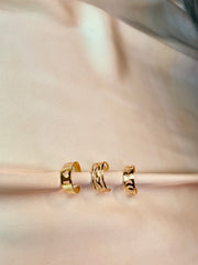 Butterfly Pendent set with three rings - Tarnish Free