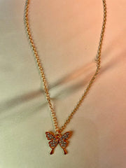 Butterfly Pendent Set With Studs- Tarnish free
