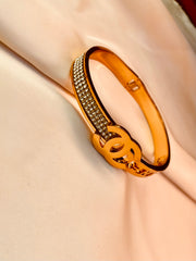 Golden Bracelet Channel Style - Tarnish Free