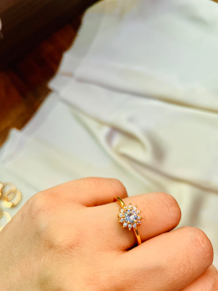 Exclusive Flower Style Ring (Adjustable) - Tarnish Free