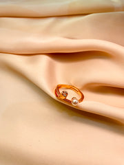 Korean Style Pearl Ring (Adjustable) - Tarnish Free