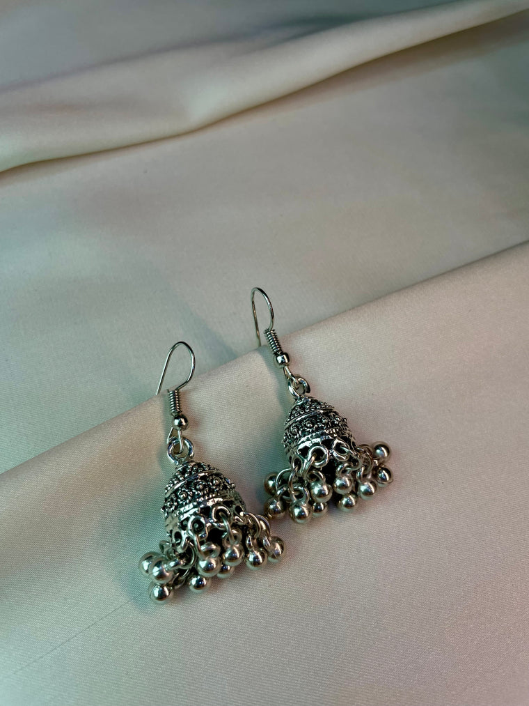 Silver Jhumki