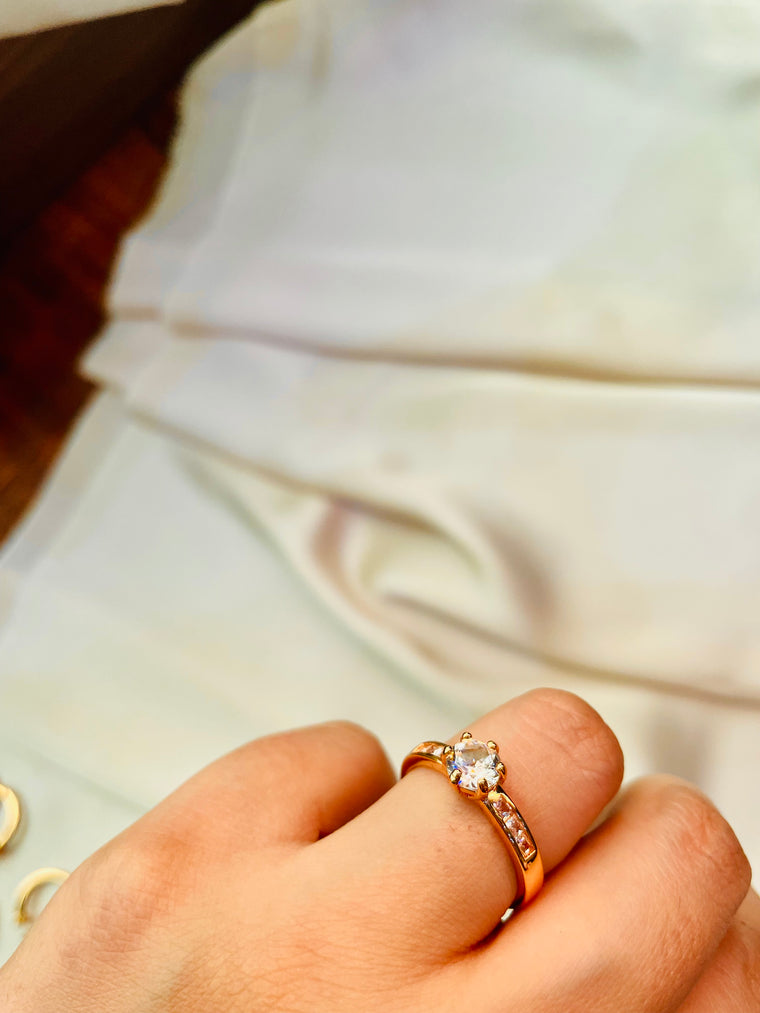 European Style Crystal Ring (Adjustable) - Tarnish Free