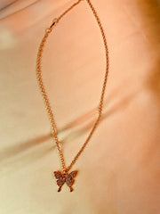 Butterfly Pendent Set With Studs- Tarnish free