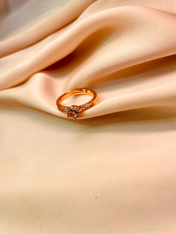 European Style Crystal Ring (Adjustable) - Tarnish Free