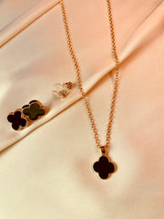 Clover style Pendent Set -Tarnish Free