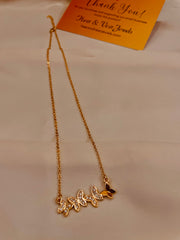 Premium Quality Golden Butterfly Necklace