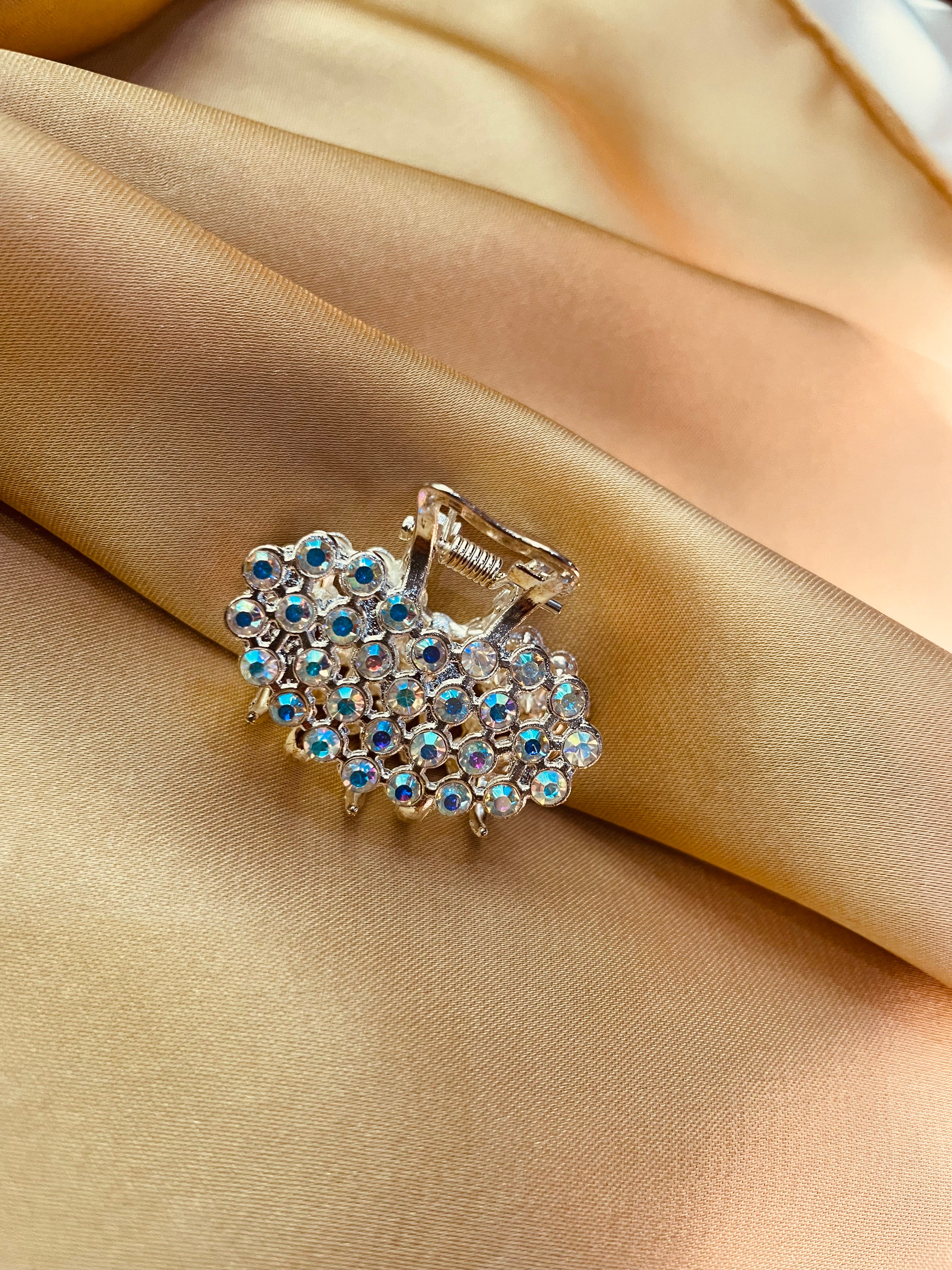 Rhinestone Fancy Silver Catcher - Premium Quality